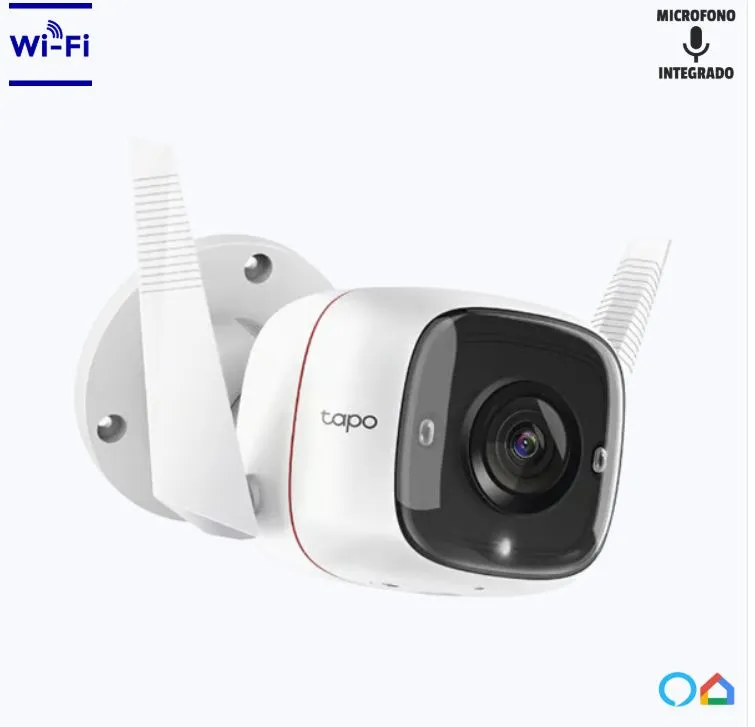 Camara IP WI-FI Outdoor Security 3MP Two-Way Audio Color Blanco