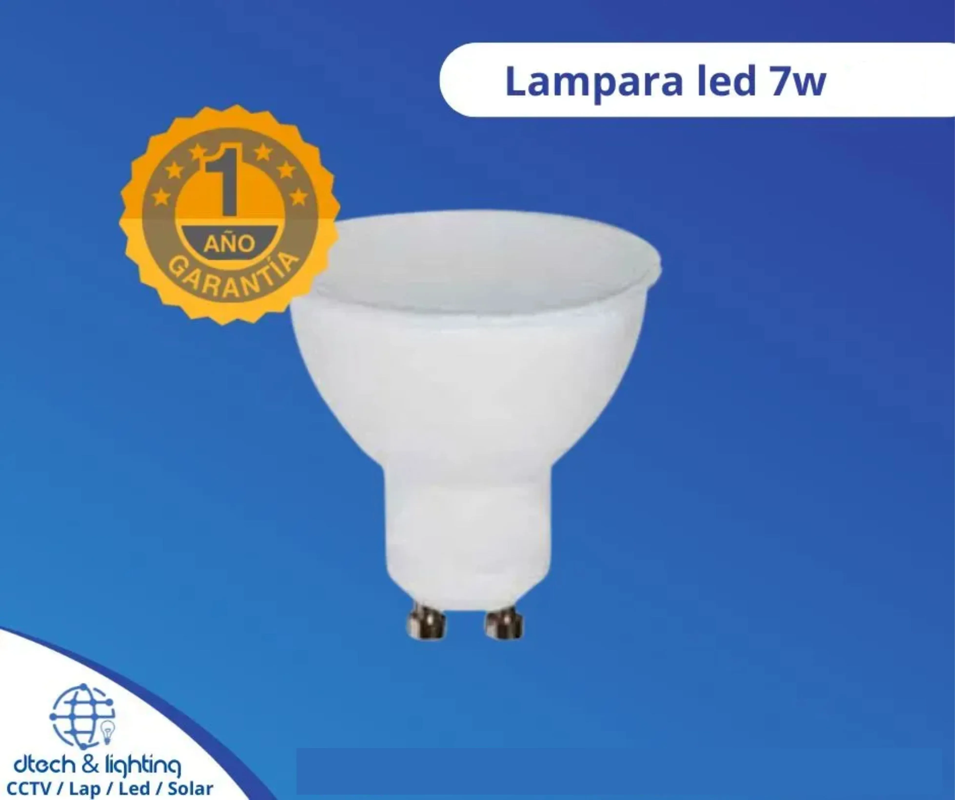 Foco Lámpara Led 7W 700LM 6000K