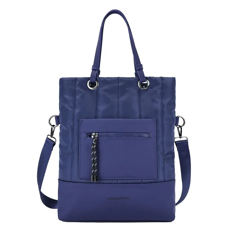 Bolsa CoolCapital Tote Bag Fuji: Laptop 14&quot, Resistente y Ajustable, Azul