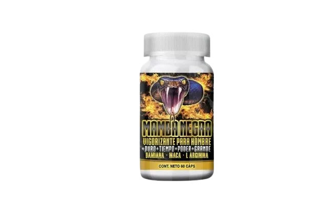 Mamba Negra Vigorizante para Hombre 60caps