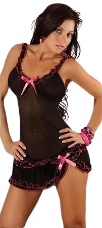 Juguetes - Baby Doll 910 Negro-Rosa