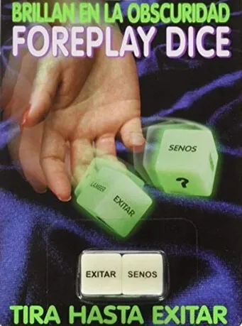 Juguetes - Dados Brillan En La Obscuridad Foreplay Dice
