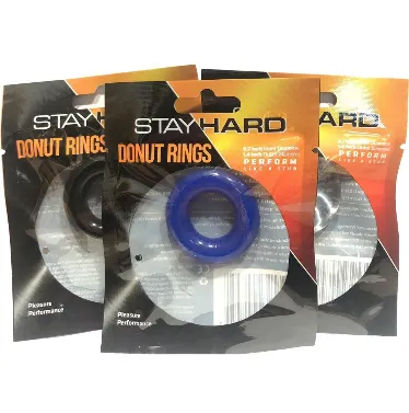 Stay  Hard Donut Rings Individual