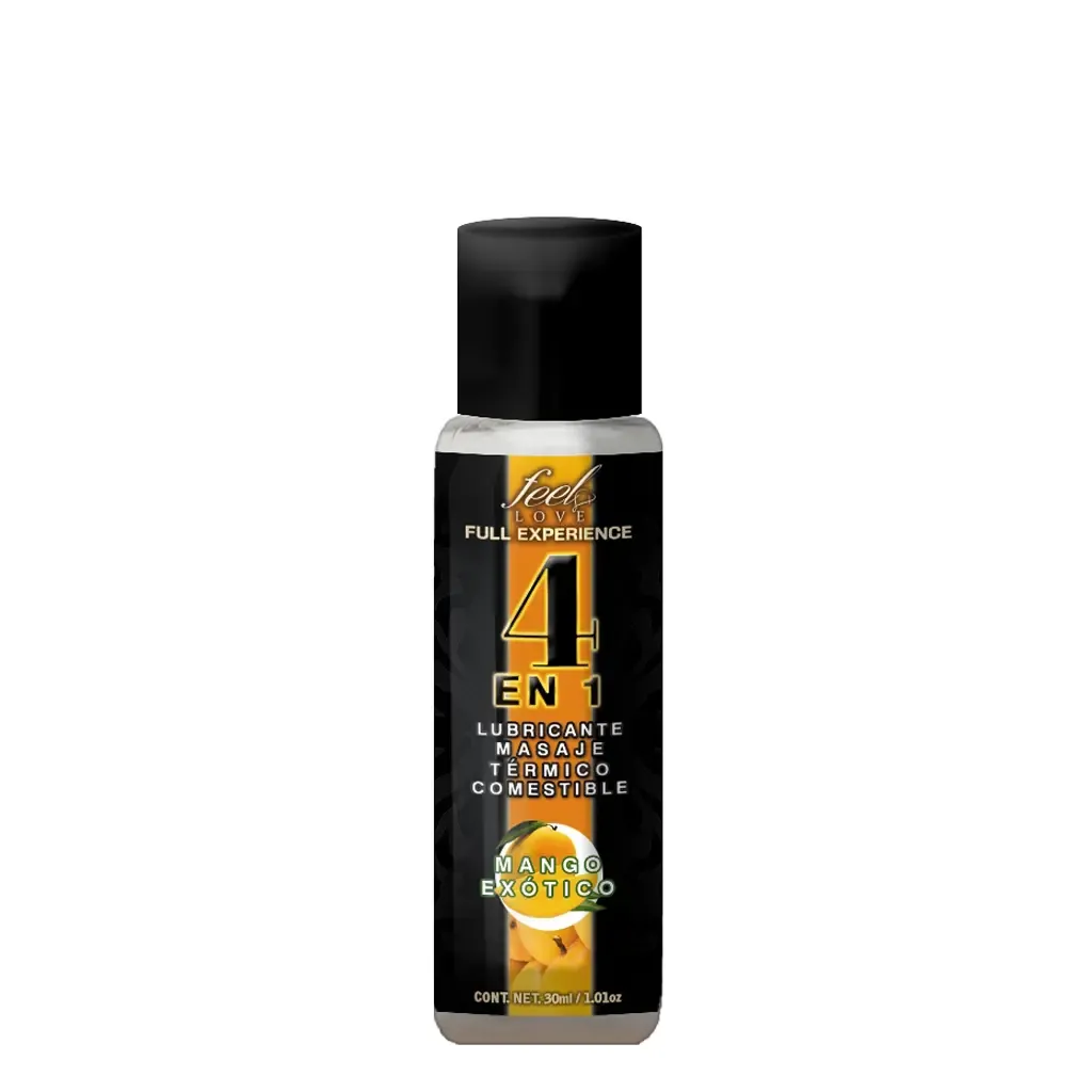 Lubricante 4 EN 1 - Comestible Sabor Mango Exótico 30ml