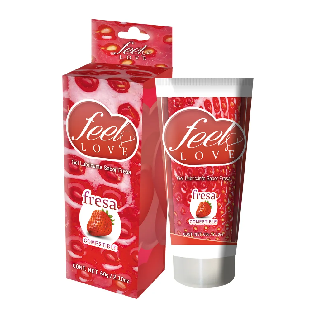 Lubricante Feel Love Sabor Fresa 60ml