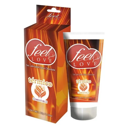 Lubricante Feel Love 60ml térmico sabor Chocolate