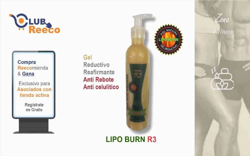 MMince Lipo Burn  Gel reductivo, reafirmante, anti rebote
