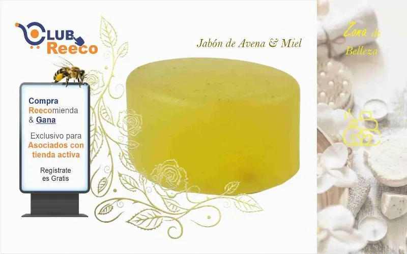MMince Jabón Facial de Avena & Miel