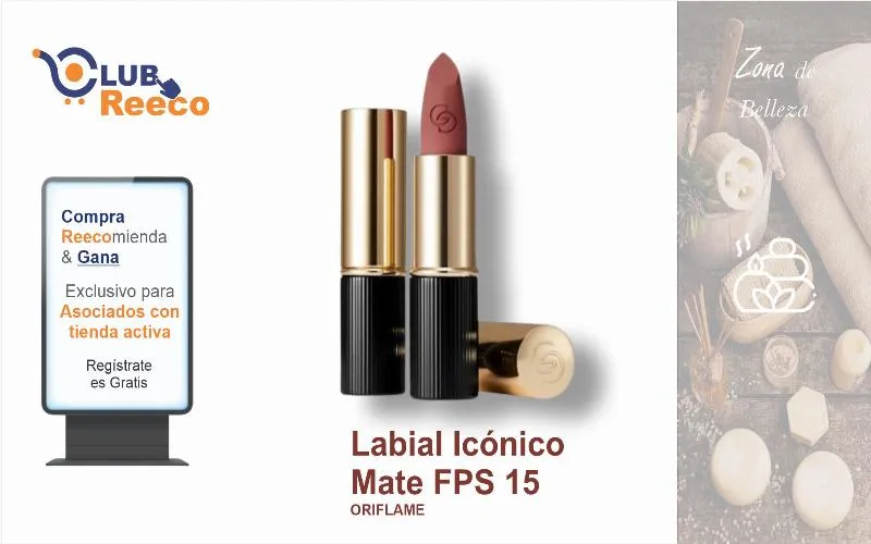 Labial Icónico Mate FPS 15 Giordani Gold