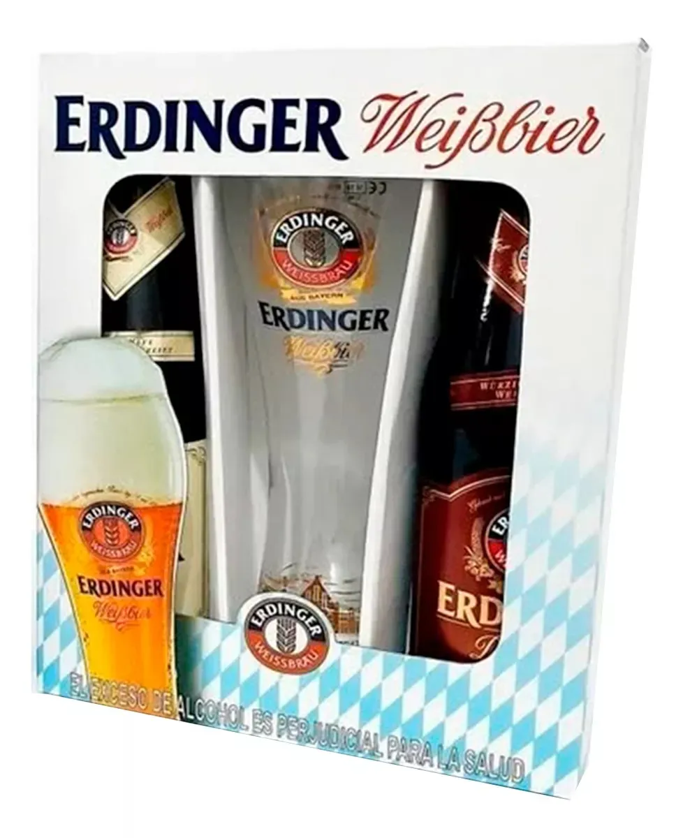 Erdinger Gift Duo Pack con copa