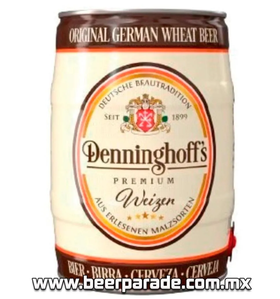 Cerveza Alemana Denninghoff´s Weizen - Barril 5 Lt
