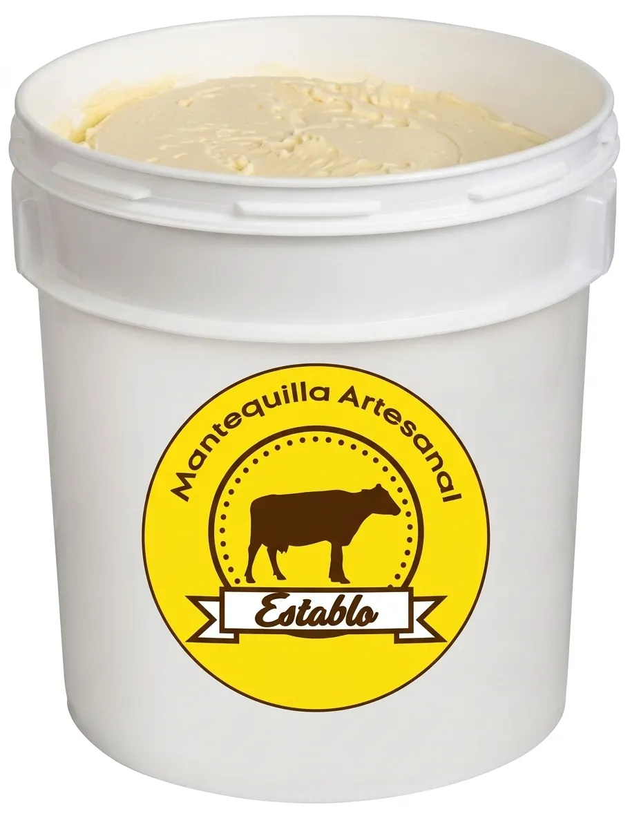 Mantequilla Artesanal en Cubeta de 15 kg