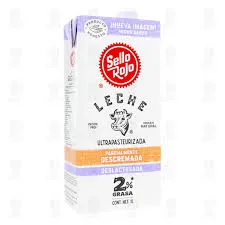 Leche deslactosada Sello Rojo 1 litro
