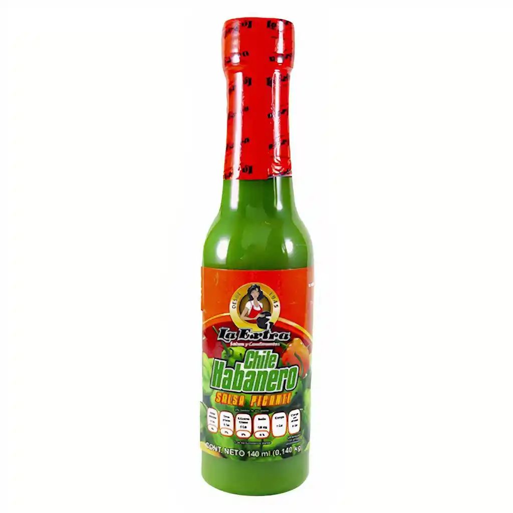 La Extra Salsa Picante de Chile Habanero 140 ml
