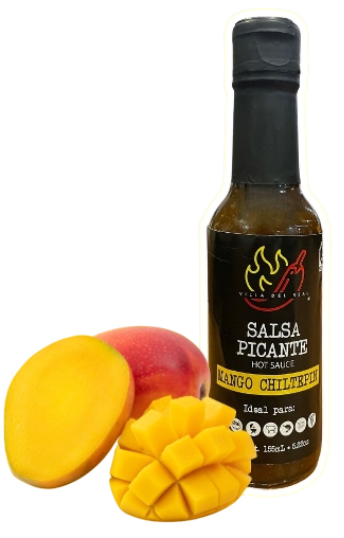 Salsa Mango con Chiltepín con 155ml