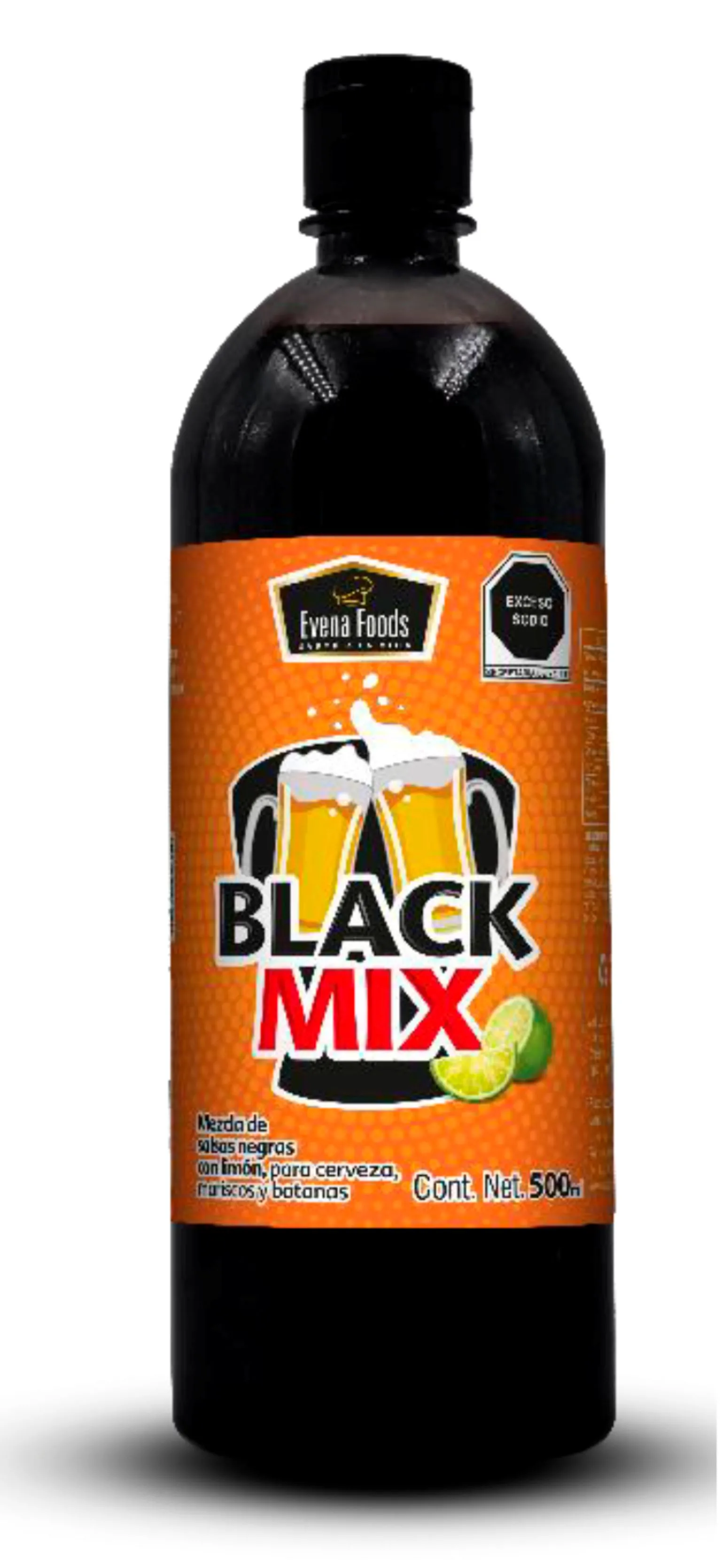 Black Mix 500ml Mezcla De Salsas Negras Y Limón