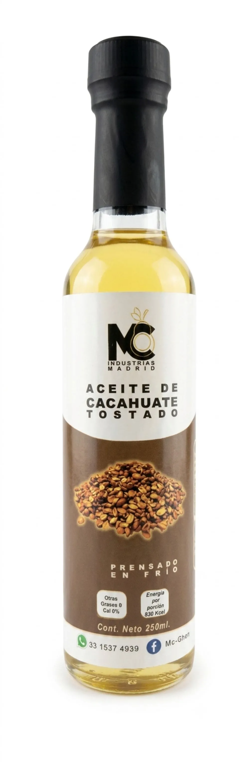 Aceite de Cacahuate de .250 ml
