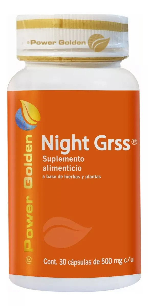 Suplemento Alimenticio Night Grss 30 Cápsulas 500 mg c/u