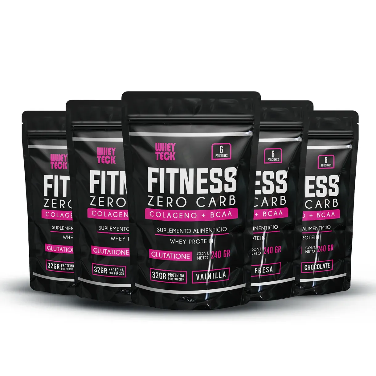 5 PACK FITNESS SOBRES 240 GR C/U