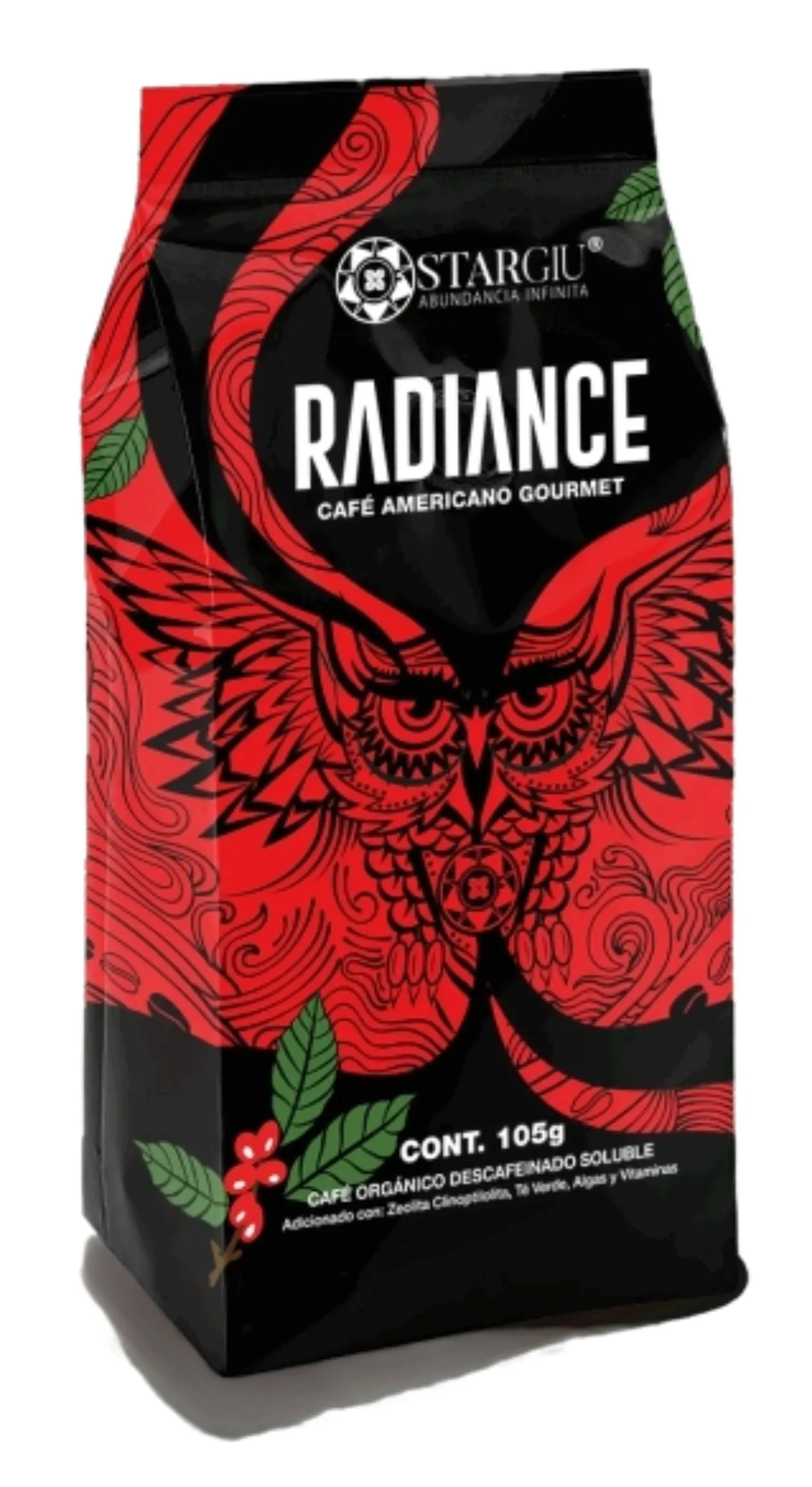 Radiance – Café Orgánico Descafeinado STARGIU · Mezcla Especial | 105 g