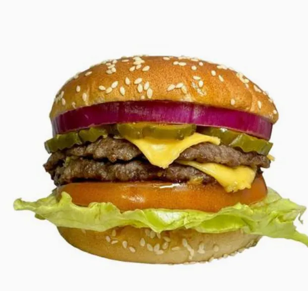 Hamburguesa Delgada Doble