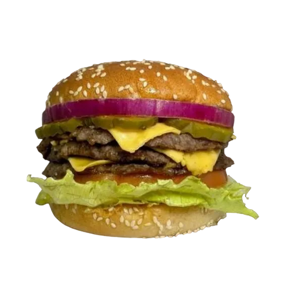 Hamburguesa Delgada triple
