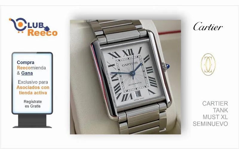 CARTIER TANK  MUST XL SEMINUEVO