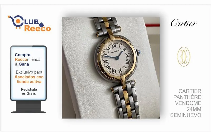 CARTIER PANTHÉRE VENDOME 24MM SEMINUEVO
