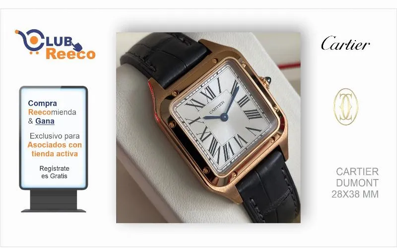 CARTIER DUMONT  28X38 MM 