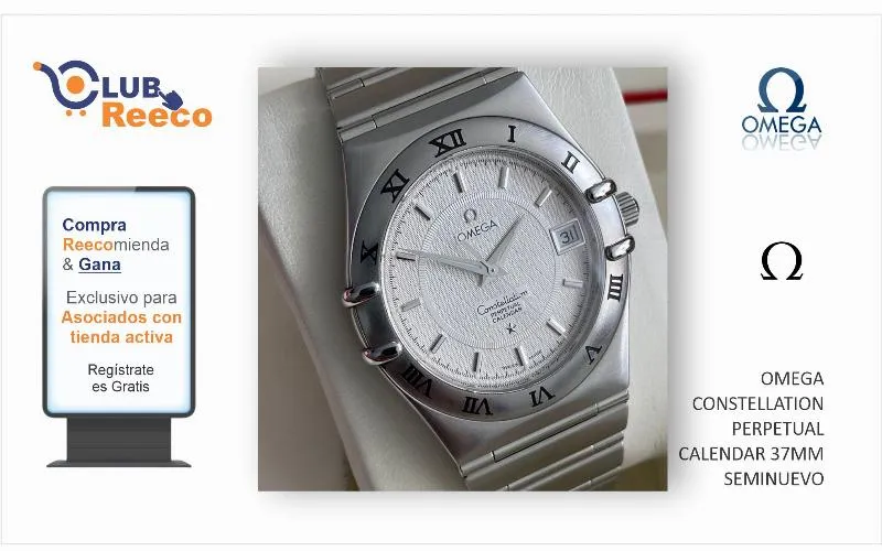OMEGA CONSTELLATION PERPETUAL CALENDAR 37MM SEMINUEVO