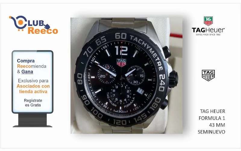 TAG HEUER  FORMULA 1  43 MM SEMINUEVO 