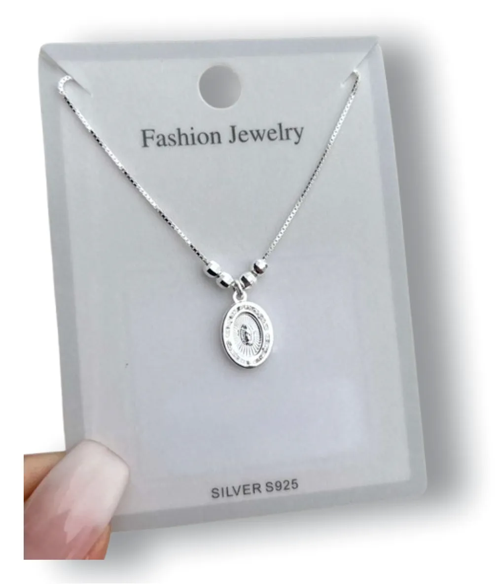 Collar Virgen Óvalo