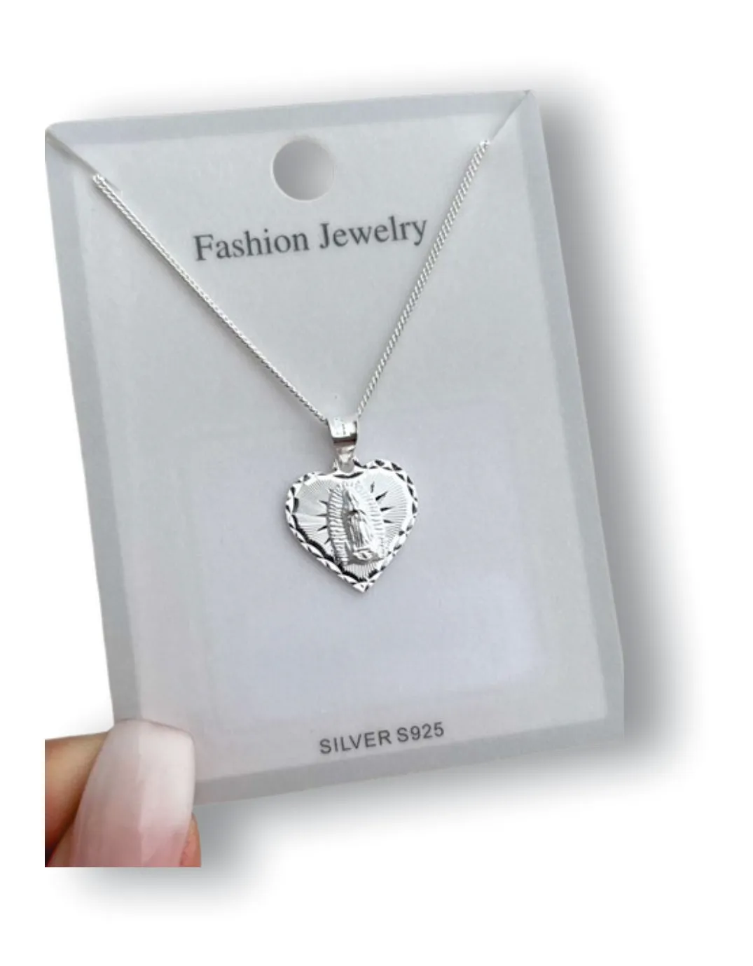 Collar Virgen Mate Corazón