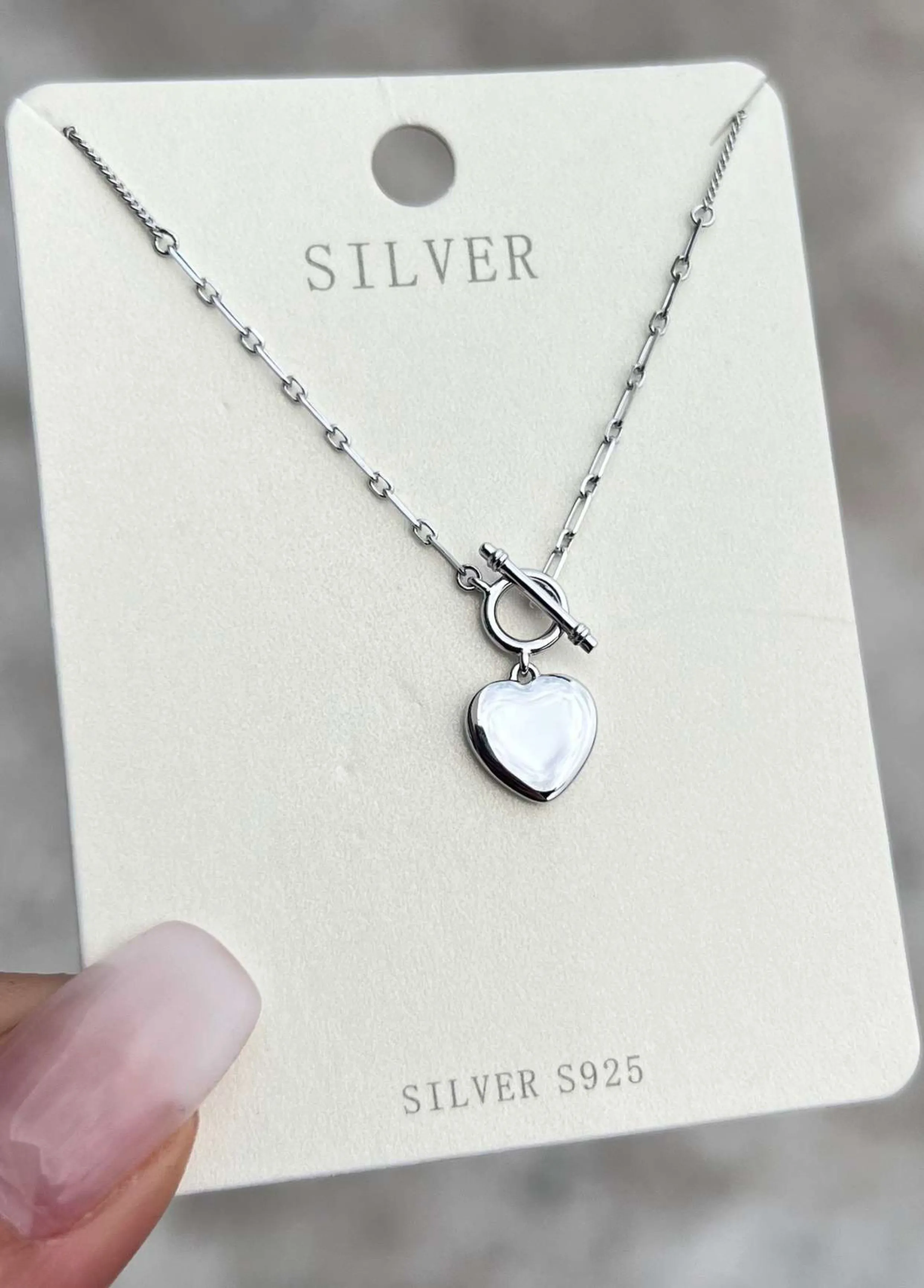 Collar Corazón Broche T