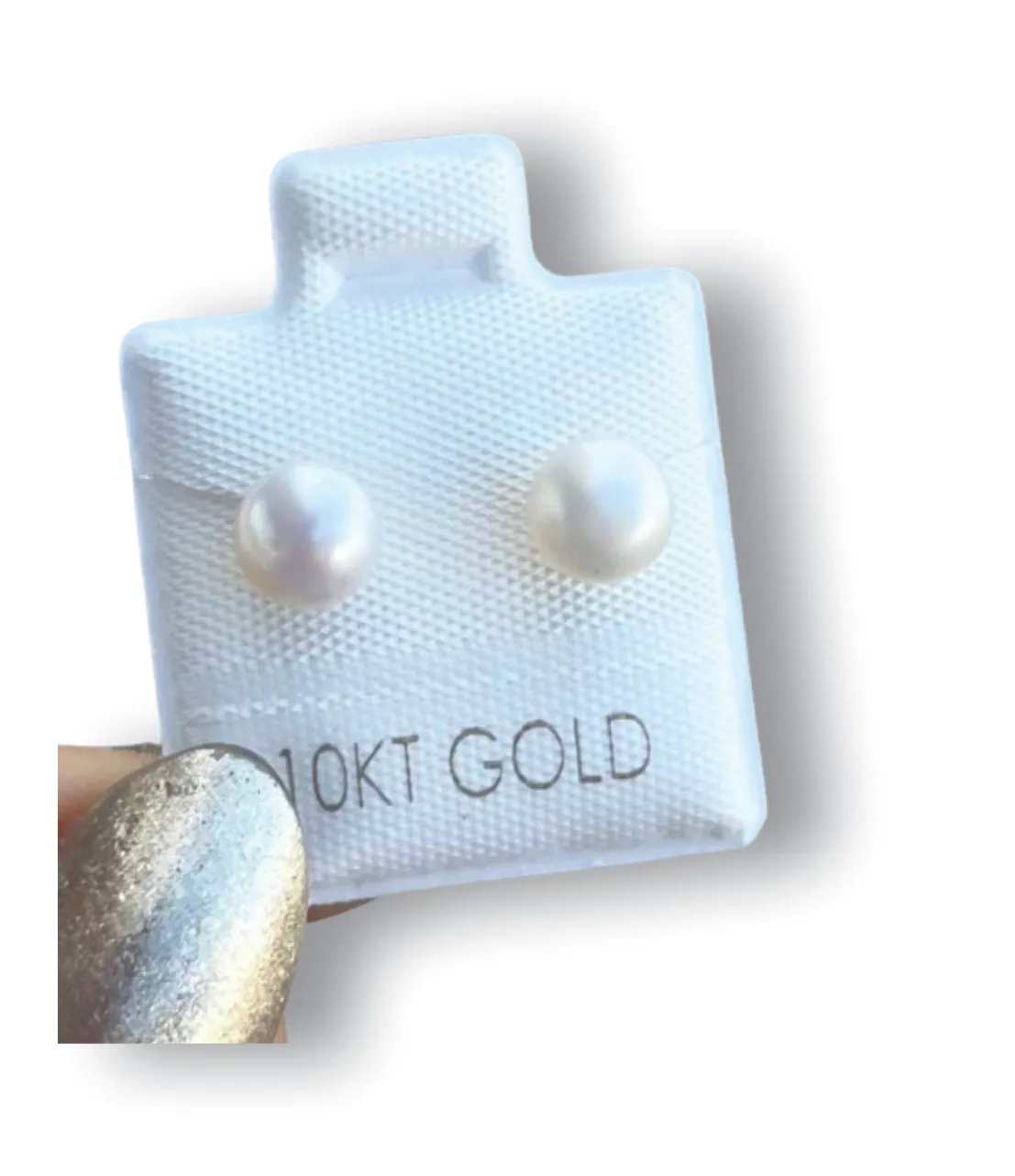 Perlas II Aretes en Oro de 10 K