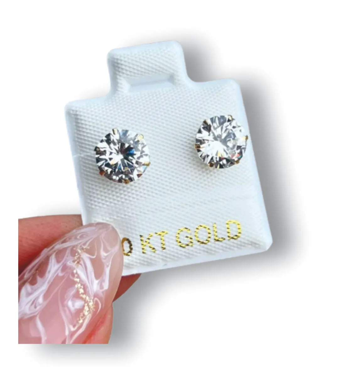 Recto XL Aretes en Oro de 10 K