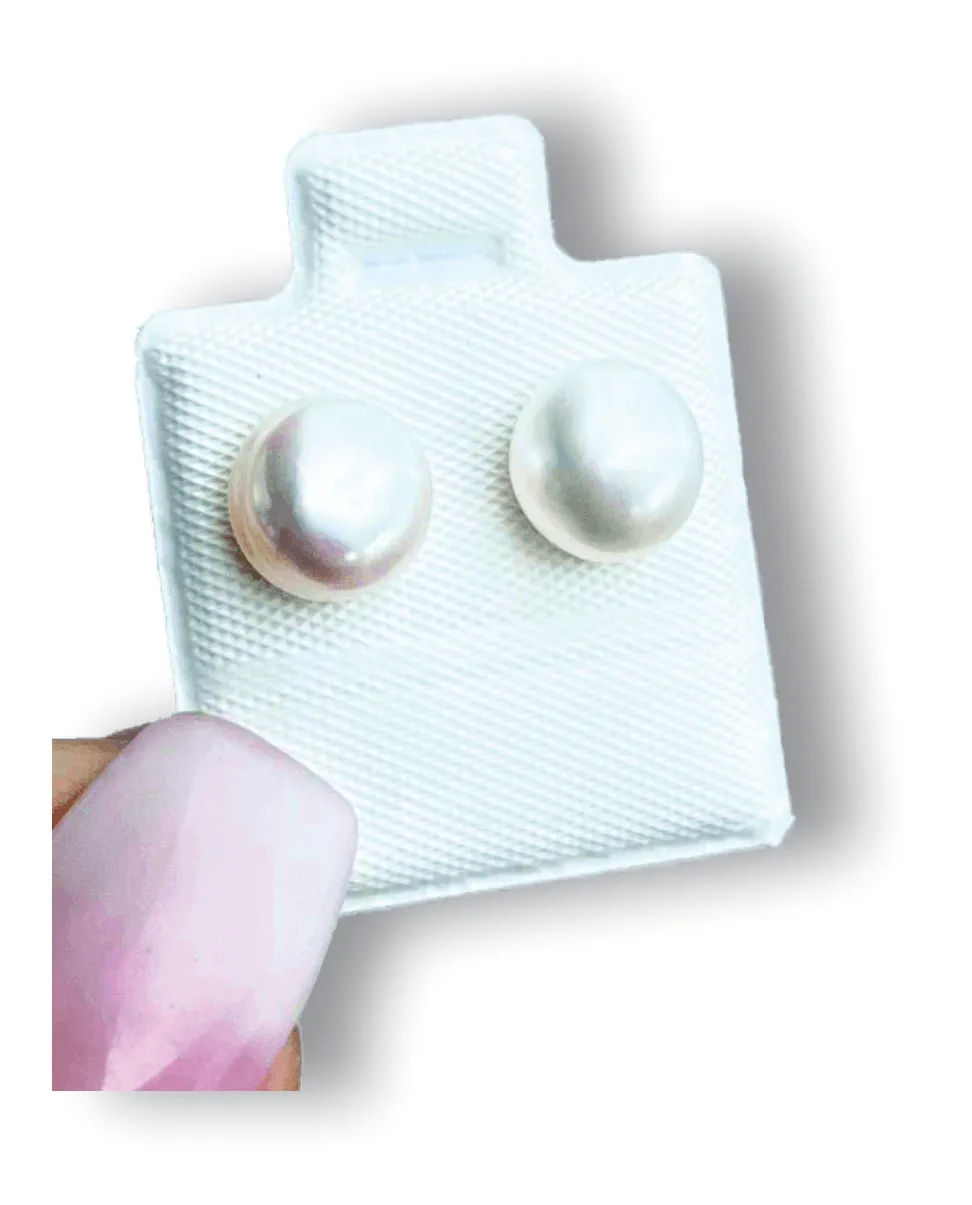 Perlass Aretes en plata .925