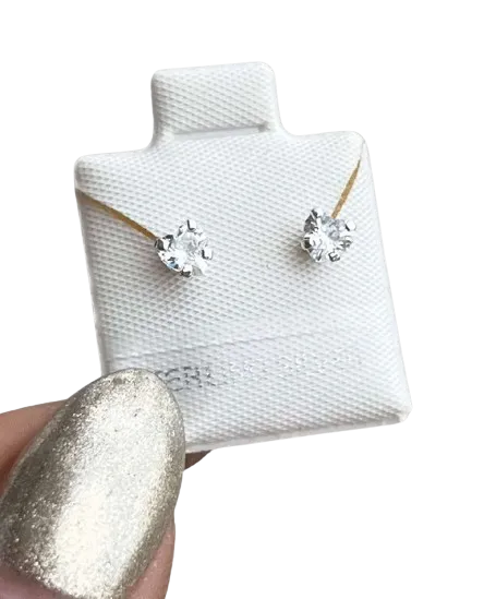 Corazón Aretes en plata .925