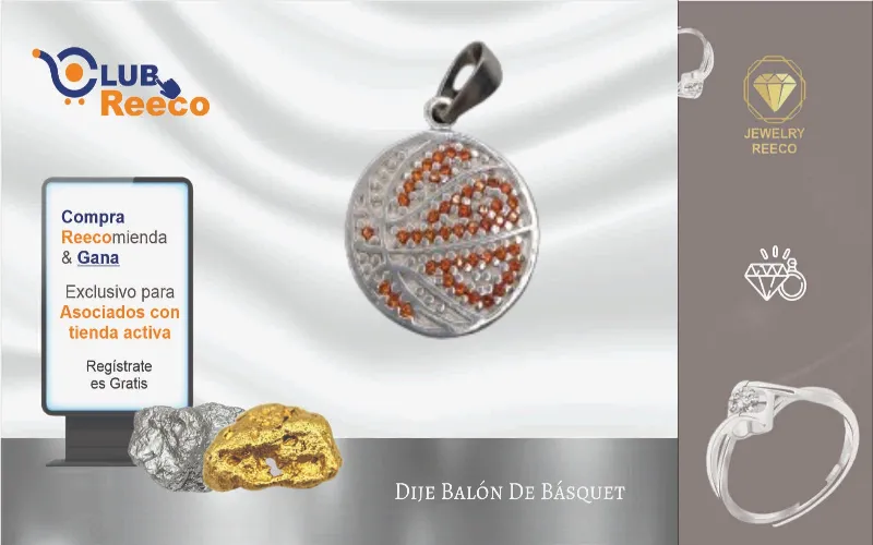 Dije Balón De Básquet