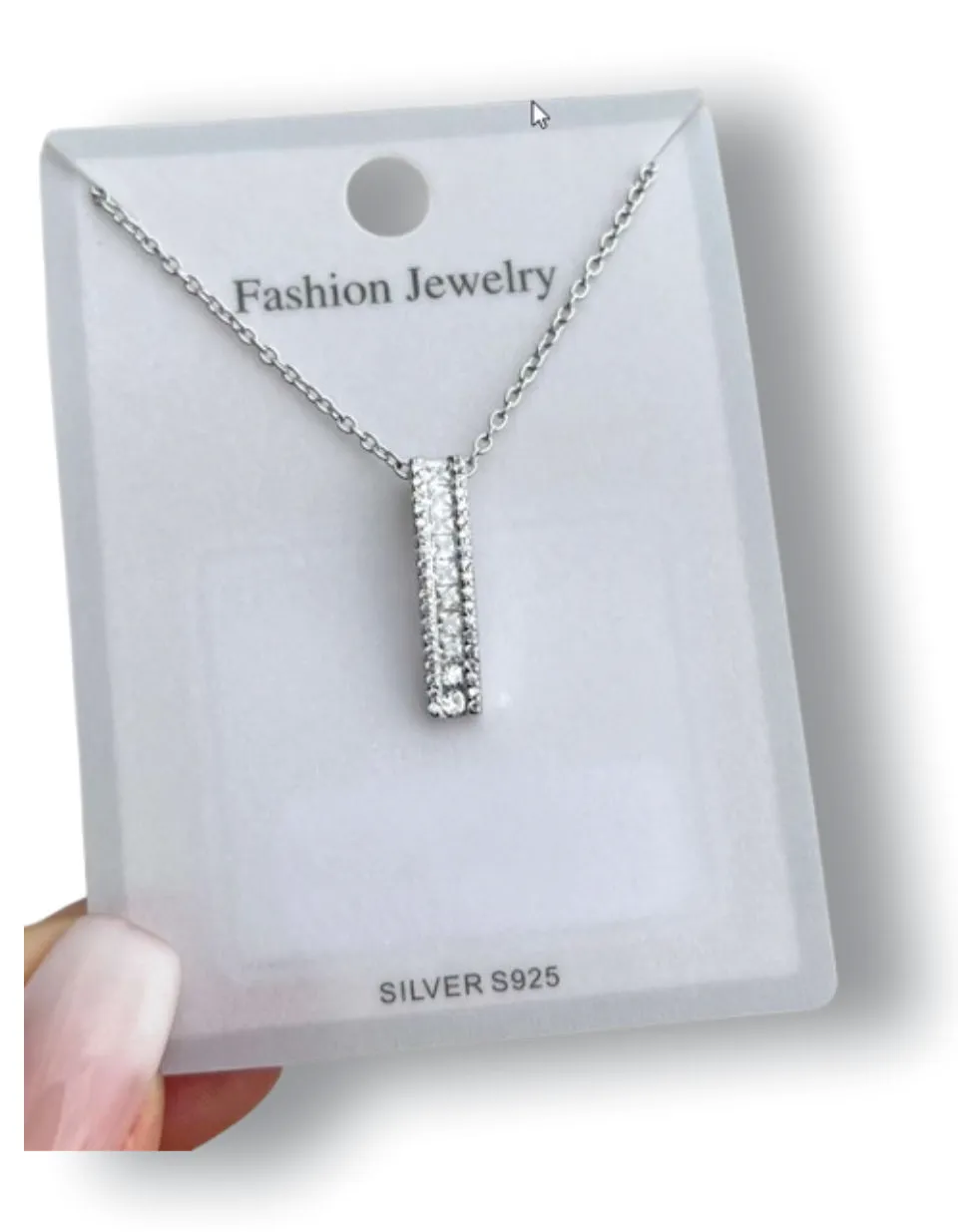 Collar Barra plata