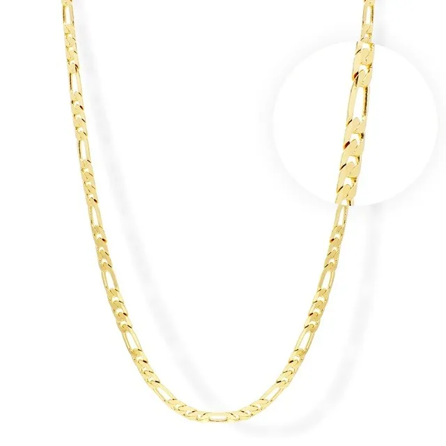 Cadena Cartier Planchada 70cm 8mm Oro Laminado