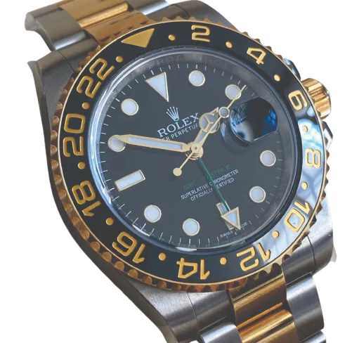 ROLEX GMT MASTER II  TWO TONE  40MM