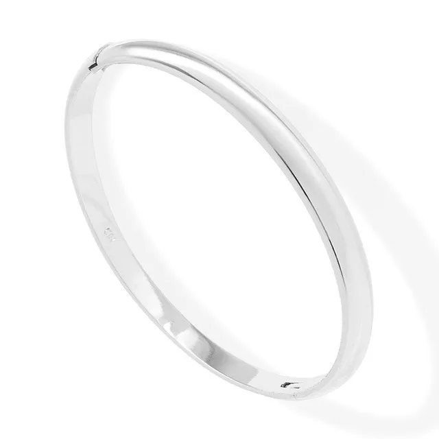 Brazalete Liso Platino Laminado