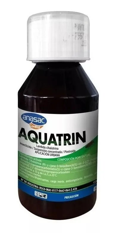 Insecticida Mosquitos y Moscas 100 ml Aquatrin