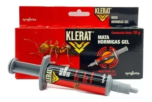 Cebo Hormiguicida Gel 10 Gramos Jeringa Klerat