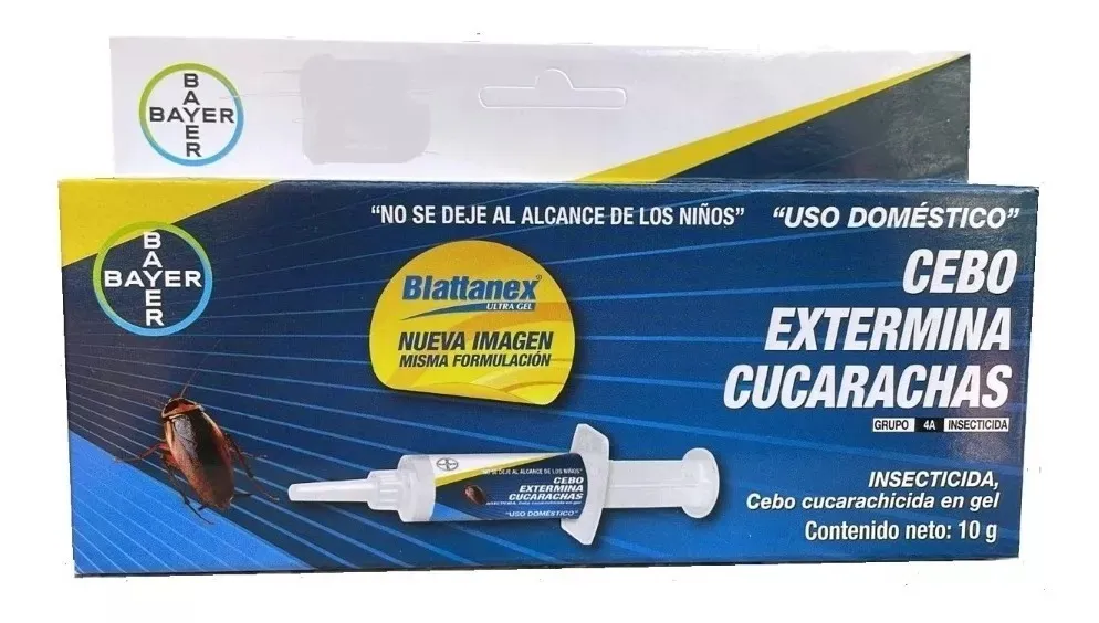 Cebo Insecticida en Jeringa Gel Para Cucaracha 10g Bayer