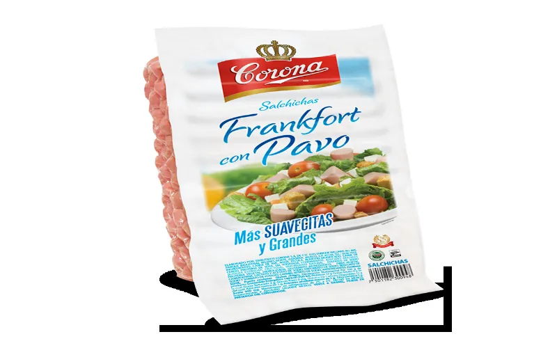 Salchicha Frankfurt de Pavo Corona