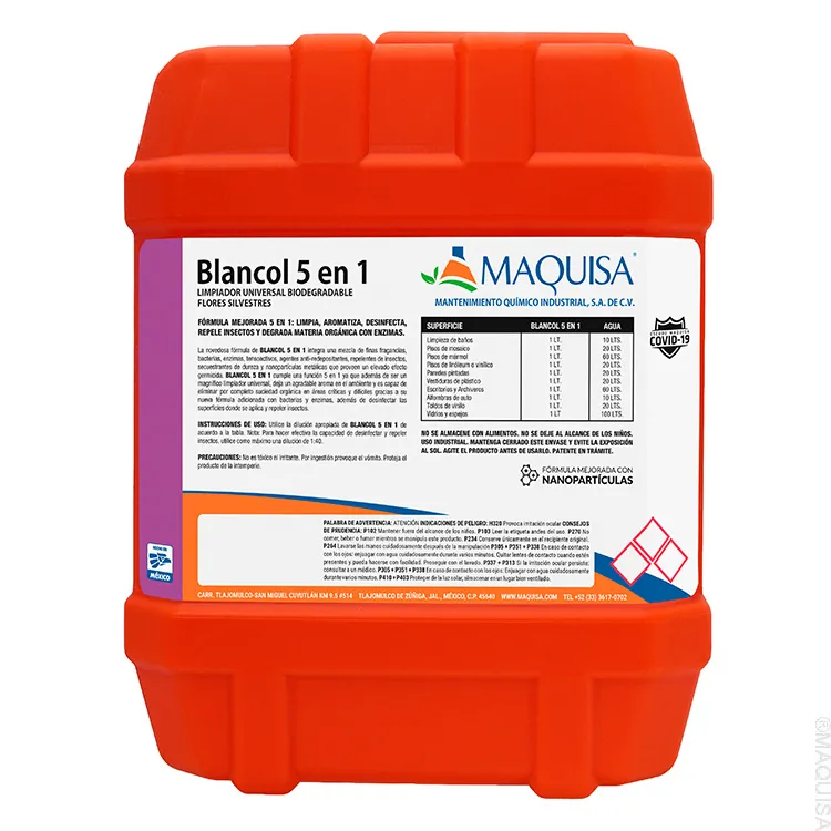 Blancol 5 en 1, 5 Lt de Limpiador universal BIODEGRADABLE