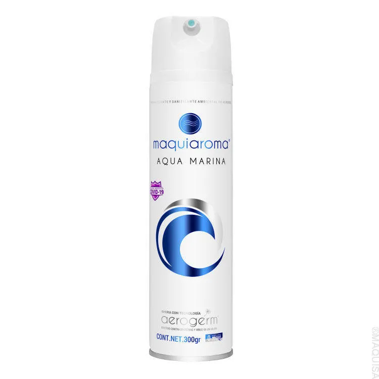 Maquiaroma Aqua Marina, Aromatizante y desinfectante ambiental.