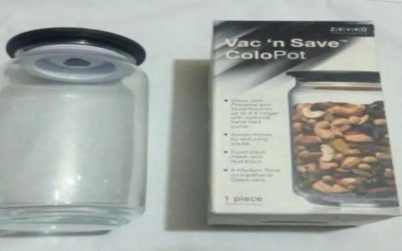 Contenedor Frasco Vidrio para Almacenar Alimentos 960 grs Zevro